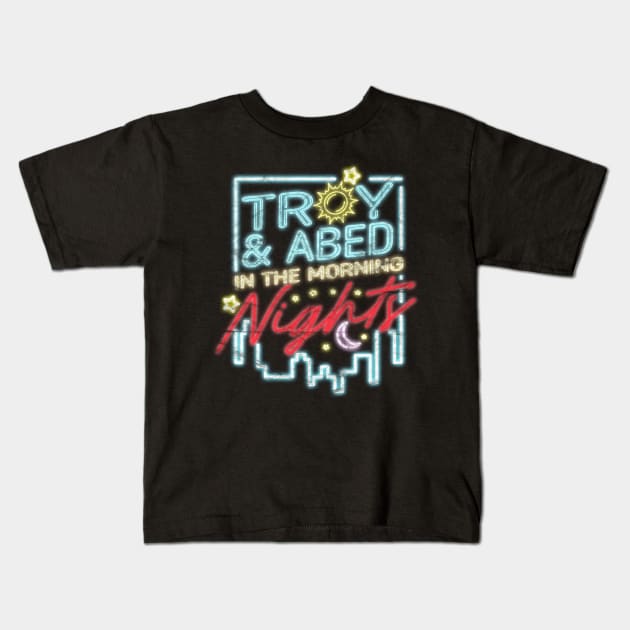 Nights 2.0 Kids T-Shirt by Snomad_Designs
